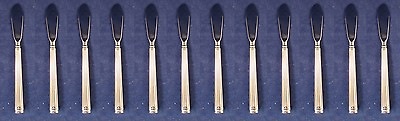 #ad SET OF TWELVE Oneida Stainless OPHELIA Butter Cheese Servers NEW $18.99