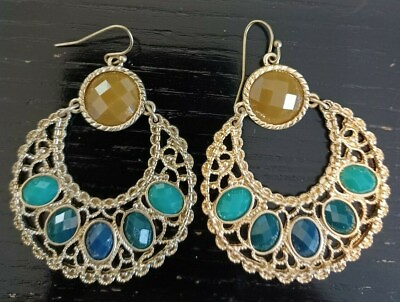 #ad Gold color earrings $12.00