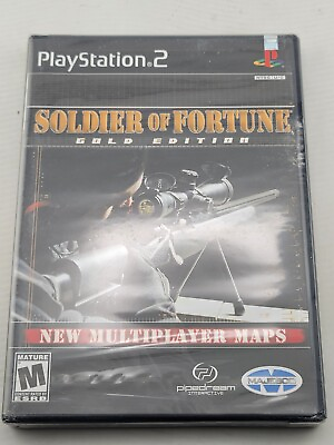 #ad Soldier of Fortune: Gold Edition Sony Playstation 2 PS2 Brand New Factory Sealed $149.99