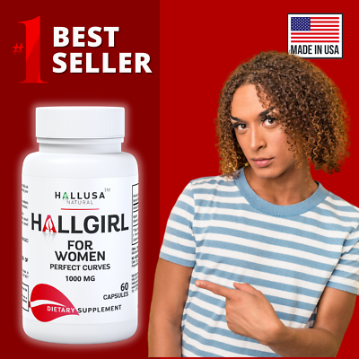 #ad HALLGIRL BIG BOOTY BREAST amp; HIPS Aguaje capsules For MEN and WOMEN $15.68