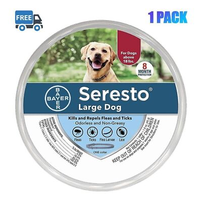 #ad 1 pack Seresto Flea amp; Tick Collar for Large Dogs Over 18 Lbs New Hot Sale $16.99