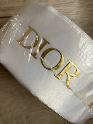 #ad Sealed Genuine Dior Gift Ribbon 2quot; 30m White Tape Brand New packaging $120.00