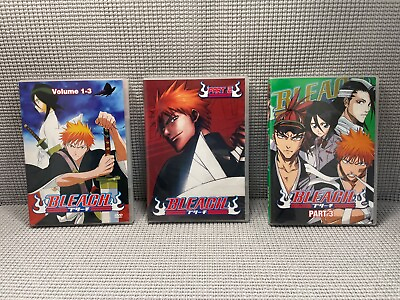 #ad BLEACH Volume 1 3 Animation Anime Ichigo Kurosaki Part 2 Part 3 Complete Sets $48.00