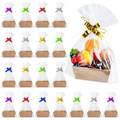 #ad #ad 74 Pcs Empty Gift Basket Set 20 Cardboard Gift Basket 8 x 6 x 3 Inch Empty Ba... $52.77