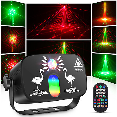 #ad 1024Pattern Projector Laser LED RGB Stage Light DJ Disco KTV Club Party Lighting $16.49