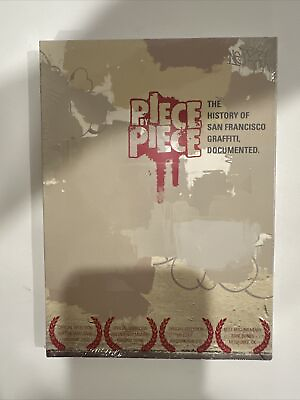 #ad PIECE BY PIECE History Of San Francisco Graffiti Documented Book amp; DVD Brand New $57.99
