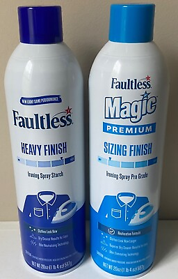 #ad Choose Faultless Heavy Finish Starch or Sizing Ironing Spray FREE SHIP $13.75