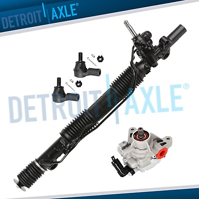 #ad Complete Power Steering Pump Rack and Pinion Tie Rods for 2002 2006 Acura RSX $297.28