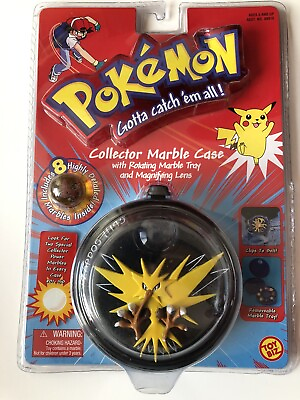 #ad New Sealed Vintage Pokemon Collector Marble Collection ZAPDOS Marble Case $65.00