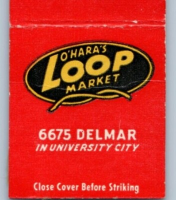 #ad OHaras Loop Market Matchbook Cover MBC1K University City Missouri $6.06