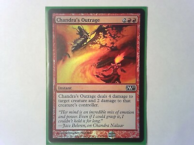 #ad Foil Chandra#x27;s Outrage	 Magic 2011 Magic the Gathering Mtg Red $1.99