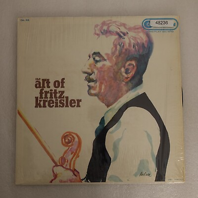 #ad Fritz Kresisler The Art Of Fritz Kresisler w Shrink LP Vinyl Record Album $4.62
