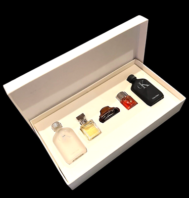 NEW Vintage Calvin Klein Mini Perfume Set of 5 Obsession Eternity Escape CK1 CKB $44.99