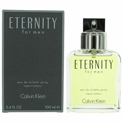Eternity Cologne by Calvin Klein 3.4 oz Eau De Toilette Spray for Men NEW In Box $49.49