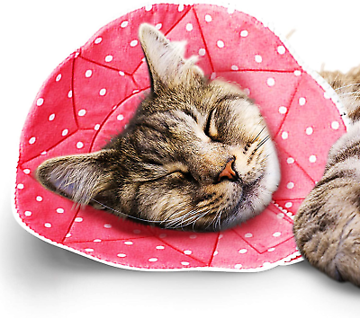 #ad Sungrow Cat Cone Collar Soft Washable Cat Recovery E Collar Sleep Cone after Su $23.03