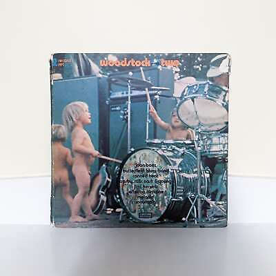 #ad Various Woodstock Two Vinyl LP Record 1971 $65.00