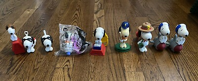 #ad Lot of 9 PEANUTS SNOOPY McDonald#x27;s Happy Meal Toys from 2018 $13.12