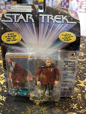 #ad Star Trek Admiral William T Riker Action Figure Playmates 1996 $17.00