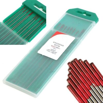 #ad 10pcs WT20 Tungsten 2% Lanthanated Tip TIG Welding Electrodes 150mm 6 incrm $8.99