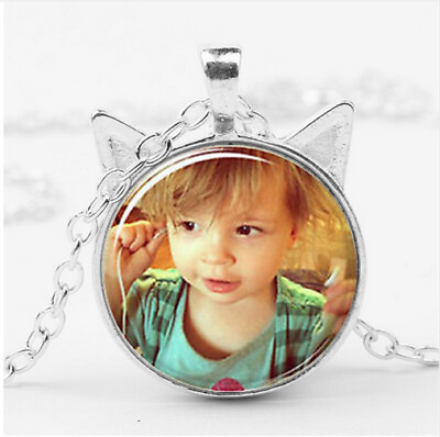 Personalized Photo Pendants Custom Necklace Loved One Gift for pet Family Member $2.99