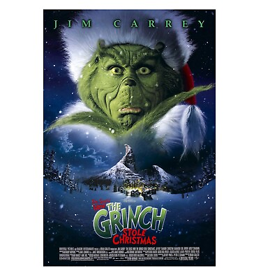 #ad How The Grinch Stole Christmas Movie Poster 24quot; x 36quot; $19.75
