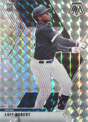 #ad 2020 Panini Chronicles Mosaic#66 Luis Robert White Sox Mosaic Prizm Rookie SP $8.95