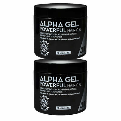#ad Alpha Gel Hair Styling Gel Black 2 Jars Pack of 2 $26.90