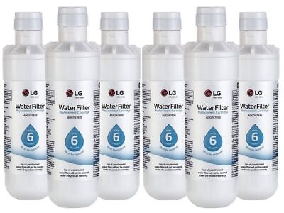 #ad 2 4 6Pack Replacement Fridge Refrigerator Ice Water Filter LG LT1000P ADQ747935 $19.99