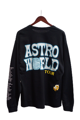 #ad Travis Scott Astroworld Tour Wish You Were Here L S 93665 437 Men#x27;s Size S 2XL $49.00