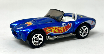 #ad Vintage Hot Wheels Race Team Series IV Shelby Cobra 427 S C Blue 5SP $4.95
