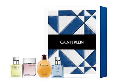 #ad Calvin Klein MULTI Men#x27;s 4 Piece Mini Cologne Gift Set $58.55