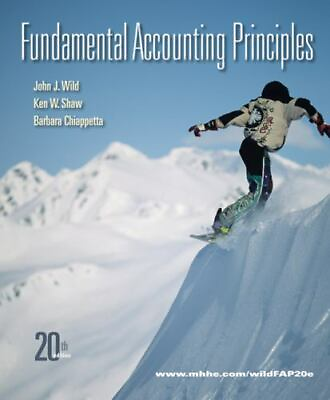 #ad Fundamental Accounting Principles 20th Edition $8.42