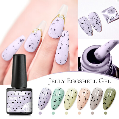 #ad 6ml MTSSII UV Gel Jelly Crystal Soak Off Summer Glitter Gel Nail Varnish Tips $1.69