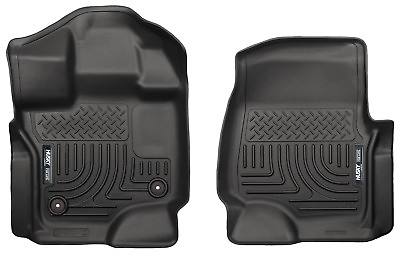 #ad HUSKY WeatherBeater Front Floor Mats for 15 22 FORD F150 F 150 EC CC Black 18361 $119.99