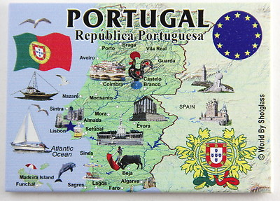 #ad PORTUGAL EU SERIES FRIDGE COLLECTOR#x27;S SOUVENIR MAGNET 2.5quot; X 3.5quot; $8.45