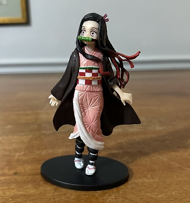 #ad Demon Slayer Nezuko Kamado Toy Figure Cute Anime Statue $9.29