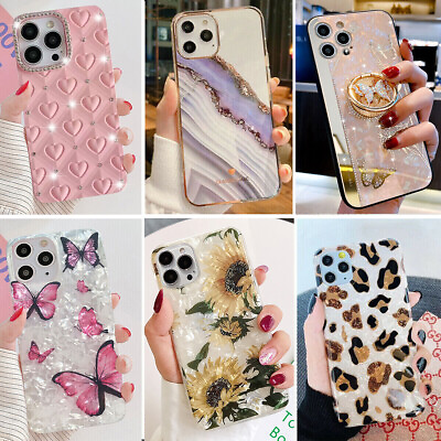 #ad For iPhone 15 Pro Max 14 13 12 11 XS XR 8 Cute Shockproof Girl Phone Case Cover $7.98
