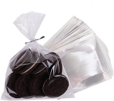 Lolly Bags with Ties Party Favour Cookie Candy Treat Plastic Gift Cellophane Bag AU $29.95