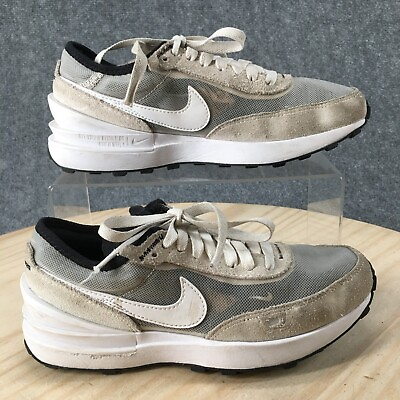 #ad Nike Shoes Youth 4 Waffle One Running Sneakers Beige DCO481 100 Lace Up Comfort $27.99