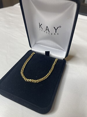 #ad #ad Real 10K Yellow Gold Necklace 20in Gold Rope Chain $449.00