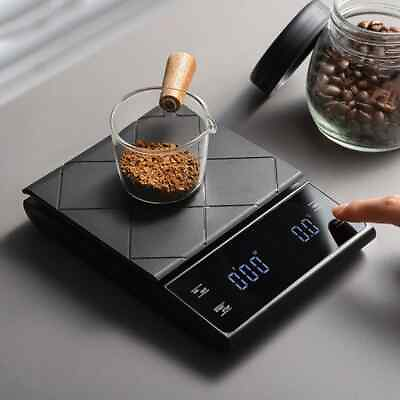 #ad 3kg 0.1g Digital Kitchen Weight Grams High Precision Coffee Scale Portable $38.65