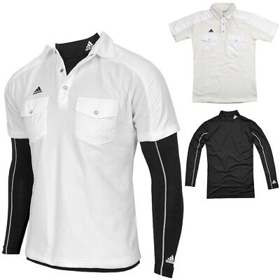 #ad Adidas Set Children Fleece Polo Shirt Turtleneck Winter Longsleeve White Black $22.76