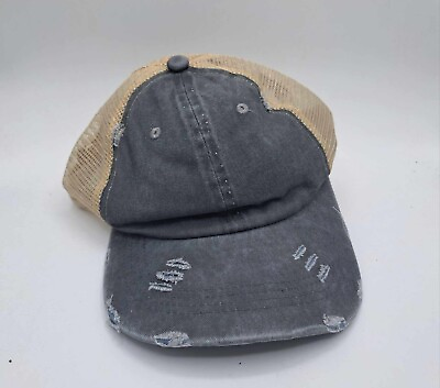 #ad Women#x27;s Gray Beige Baseball Hat Cap $14.99