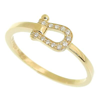 #ad FRED Force10 diamond ring K18YG #46 US#5.75 $801.29