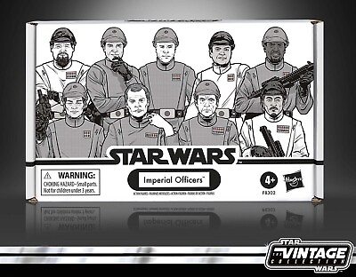 #ad Star Wars Vintage Collection Imperial Officers Action Figure 4 Pack Exclusive $68.99
