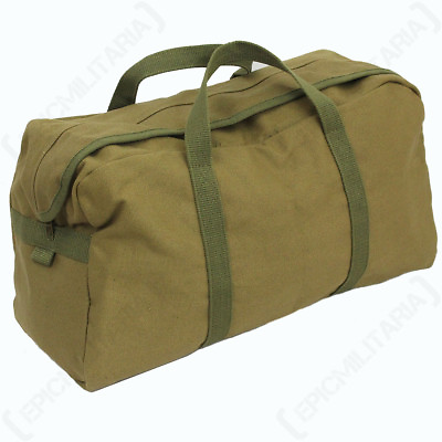 #ad Khaki US Army Tool Bag Gym bag Holdall Pack American Military Duffel New $64.95