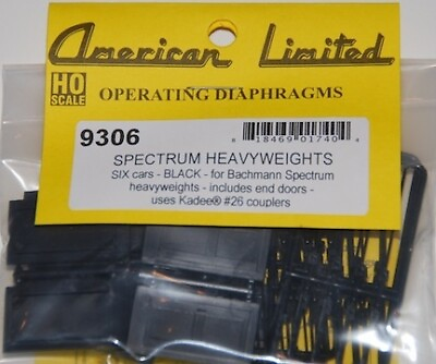 #ad American Limited Models 9306 HO Bachmann Spectrum HW Cars Diaphragm Pack of 6 $36.96