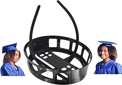 #ad New Adjustable Grad Cap Remix Secures Headband Insert Graduation Cap Holder $11.40