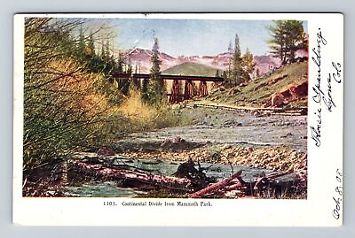 #ad Mammoth Park CO Colorado Continental Divide Scenic Vintage Postcard $7.99