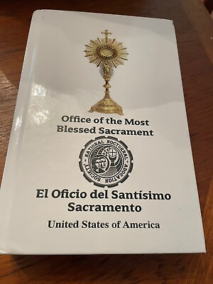 #ad #ad office of the most blessed sacrament hardback book in english and spanish lang $12.00